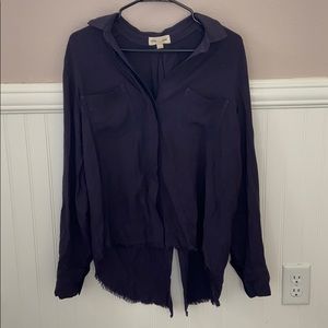 cloth & stone Women’s Button Down With Roll Tab